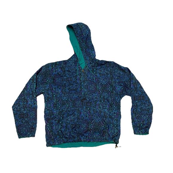Vintage Nike Windbreaker Anorak Jacket Women's Size Small (4-6) Reversible - Picture 1 of 9